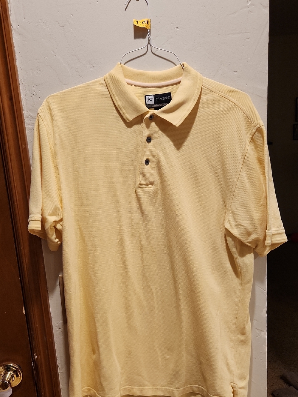 Jos. A. Bank Pale Yellow Polo Shirt